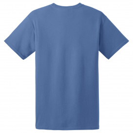 Hanes 5170 EcoSmart 50/50 Cotton/Polyester T-Shirt - Carolina Blue
