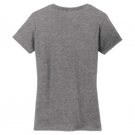 Gildan 5V00L Ladies Heavy Cotton V-Neck T-Shirt - Graphite Heather