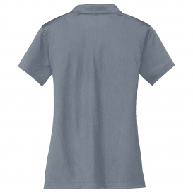 Nike 637165 Ladies Dri-FIT Vertical Mesh Polo - Cool Grey
