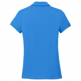 Nike 746100 Ladies Dri-FIT Solid Icon Pique Polo - Light Photo Blue