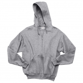 Jerzees 993M NuBlend Full-Zip Hooded Sweatshirt - Athletic Heather