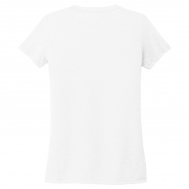 Allmade AL2018 Women's Tri-Blend V-Neck Tee - Bright White