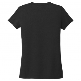 Allmade AL2018 Women\'s Tri-Blend V-Neck Tee - Deep Black