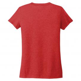 Allmade AL2018 Women's Tri-Blend V-Neck Tee - Rise Up Red