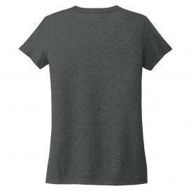 Allmade AL2018 Women's Tri-Blend V-Neck Tee - Space Black
