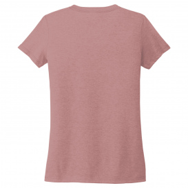 Allmade AL2018 Women's Tri-Blend V-Neck Tee - Vintage Rose