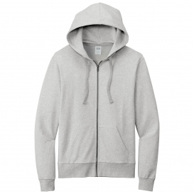 Allmade AL4002 Unisex Organic French Terry Full-Zip Hoodie - Granite Grey Heather