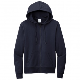 Allmade AL4002 Unisex Organic French Terry Full-Zip Hoodie - Night Sky Navy