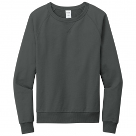 Allmade AL4004 Unisex Organic French Terry Crewneck Sweatshirt - Terrain Grey