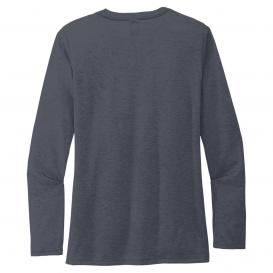 Allmade AL6008 Women\'s Tri-Blend Long Sleeve Tee - Rebel Blue