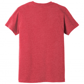 Bella + Canvas BC3001CVC Youth Heather CVC Tee - Heather Red
