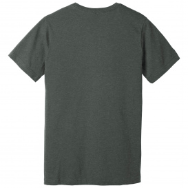 Bella + Canvas BC3005CVC Unisex Heather CVC V-Neck Tee - Deep Heather