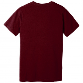 Bella + Canvas BC3005CVC Unisex Heather CVC V-Neck Tee - Heather Cardinal