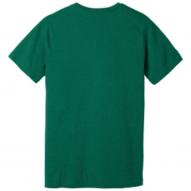 Bella + Canvas BC3005CVC Unisex Heather CVC V-Neck Tee - Heather Grass Green