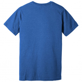Bella + Canvas BC3005CVC Unisex Heather CVC V-Neck Tee - Heather True Royal