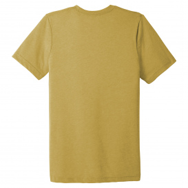 Bella + Canvas BC3413 Unisex Triblend Short Sleeve Tee - Mustard Triblend