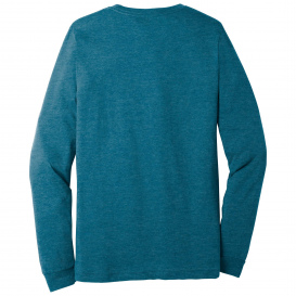 Bella + Canvas BC3501CVC Unisex Heather CVC Long Sleeve Tee - Heather Deep Teal