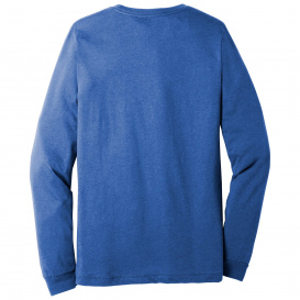 Bella + Canvas BC3501CVC Unisex Heather CVC Long Sleeve Tee - Heather True Royal