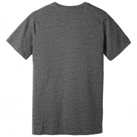 Bella + Canvas BC3655 Unisex Textured Jersey V-Neck Tee - Asphalt Slub ...