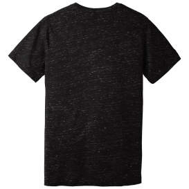 Bella + Canvas BC3655 Unisex Textured Jersey V-Neck Tee - Black Marble