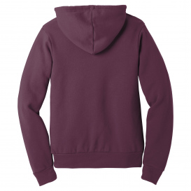 Bella + Canvas BC3719 Unisex Sponge Fleece Pullover Hoodie - Maroon