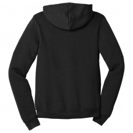 Bella + Canvas BC3739 Unisex Sponge Fleece Full-Zip Hoodie - Black Heather