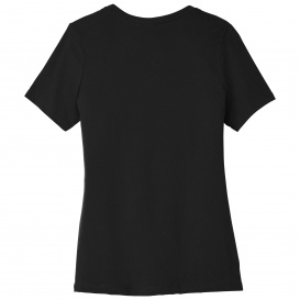 Bella + Canvas BC6413 Women\'s Relaxed Triblend Tee - Solid Black Triblend