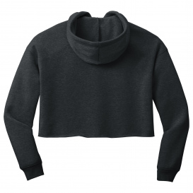 Bella + Canvas BC7502 Women\'s Sponge Fleece Cropped Hoodie - Dark Grey Heather