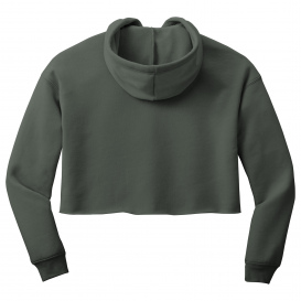 Bella + Canvas BC7502 Women\'s Sponge Fleece Cropped Hoodie - Military Green