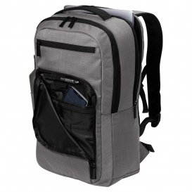 Port Authority BG225 Impact Tech Backpack - Gusty Grey Heather | Full ...