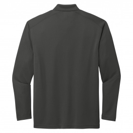 CornerStone CS418LS Select Lightweight Snag-Proof Long Sleeve Polo - Charcoal