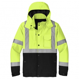 CornerStone CSJ501 Type R Class 3 Waterproof Insulated Ripstop Bomber Jacket - Yellow/Lime
