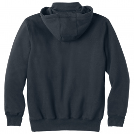 Carhartt 100617 Rain Defender Paxton Heavyweight Hooded Zip Mock Sweatshirt - New Navy