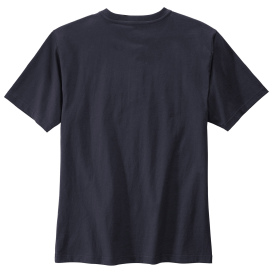 Carhartt K84 Workwear Short Sleeve Henley T-Shirt - Navy