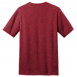 District DM108 Perfect Blend Tee - Red Fleck
