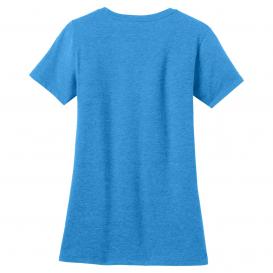 District DM108L Women\'s Perfect Blend Tee - Heathered Bright Turquoise