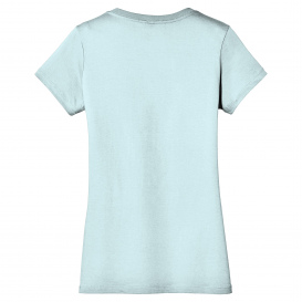 District DM1170L Women\'s Perfect Weight V-Neck Tee - Seaglass Blue