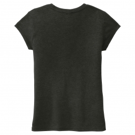 District DT130YG Girls Perfect Tri Tee - Black Frost