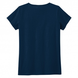 District DT5002 Women\'s The Concert Tee V-Neck - New Navy