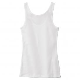 District DT6021 Women's V.I.T. Rib Tank - White | Full Source