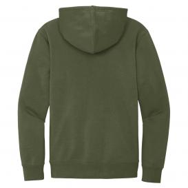 District DT6100 V.I.T. Fleece Pullover Hoodie - Olive