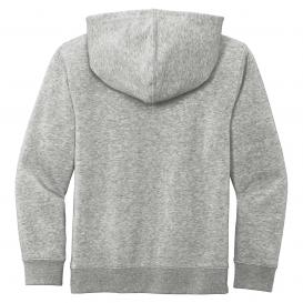 District DT6100Y Youth V.I.T. Fleece Hoodie - Light Heather Grey
