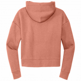 District DT6101 Womens V.I.T. Fleece Hoodie - Desert Rose