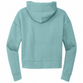 District DT6101 Womens V.I.T. Fleece Hoodie - Eucalyptus Blue
