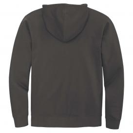 District DT6102 V.I.T. Fleece Full-Zip Hoodie - Charcoal