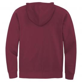 District DT6102 V.I.T. Fleece Full-Zip Hoodie - Plum