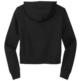 District DT6103 Womens V.I.T. Fleece Full-Zip Hoodie - Black