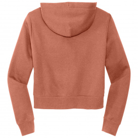 District DT6103 Womens V.I.T. Fleece Full-Zip Hoodie - Desert Rose