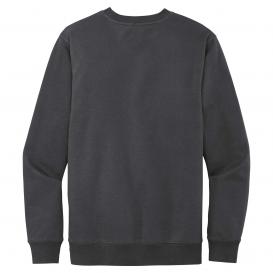 District DT6104 V.I.T. Fleece Crew Neck Sweatshirt - Charcoal