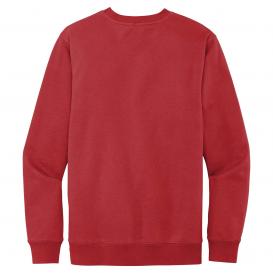 District DT6104 V.I.T. Fleece Crew Neck Sweatshirt - Classic Red